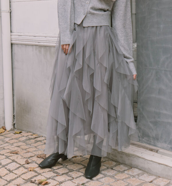 archives「ラッフルチュールスカート」|スカート|