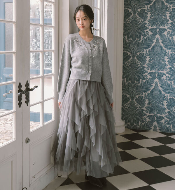 archives「ラッフルチュールスカート」|スカート|