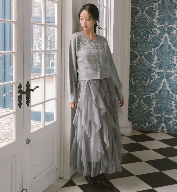 archives「ラッフルチュールスカート」|スカート|