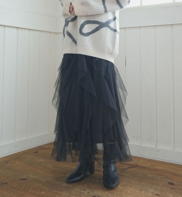 archives「ラッフルチュールスカート」|スカート|