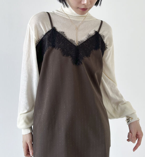 Doux archives「シルク混ハイゲージタートル」|ニット・セーター|