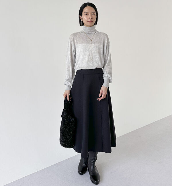 Doux archives「シルク混ハイゲージタートル」|ニット・セーター|