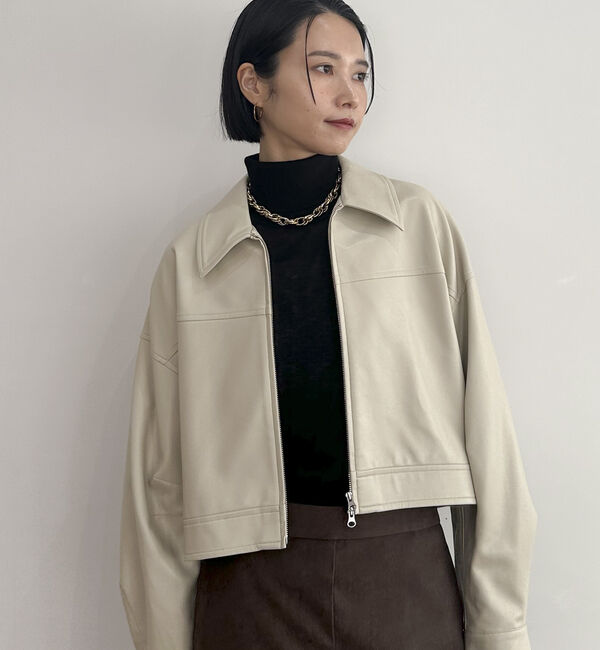 Doux archives「シルク混ハイゲージタートル」|ニット・セーター|BLACK