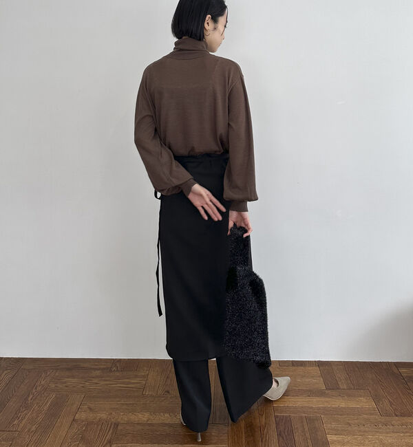 Doux archives「シルク混ハイゲージタートル」|ニット・セーター|