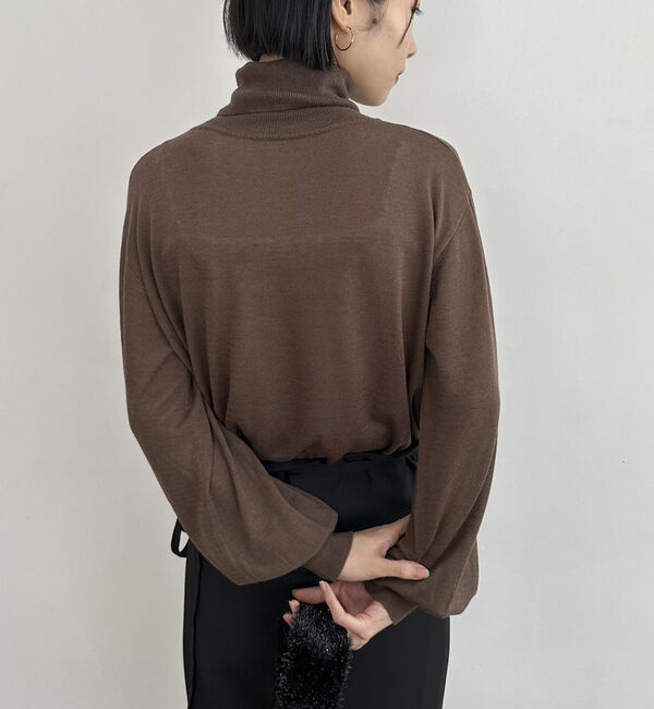 Doux archives「シルク混ハイゲージタートル」|ニット・セーター|