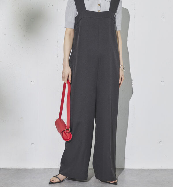 Doux archives「ワイドストラップサロペット」|ワンピース|