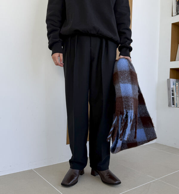 Doux archives「ツータックバレルパンツ」|チノ|