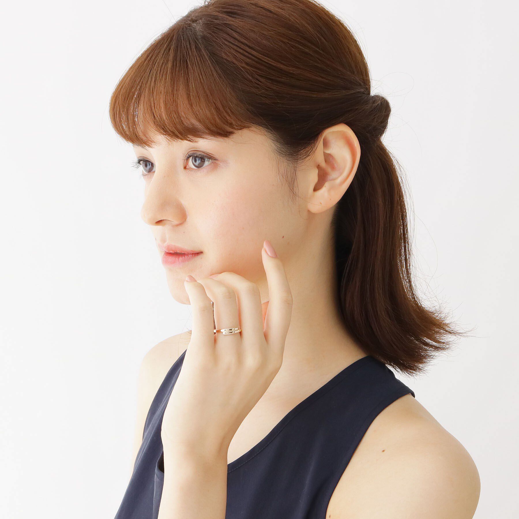 COCOSHNIK「K10オーバーラップ リング」|リング|