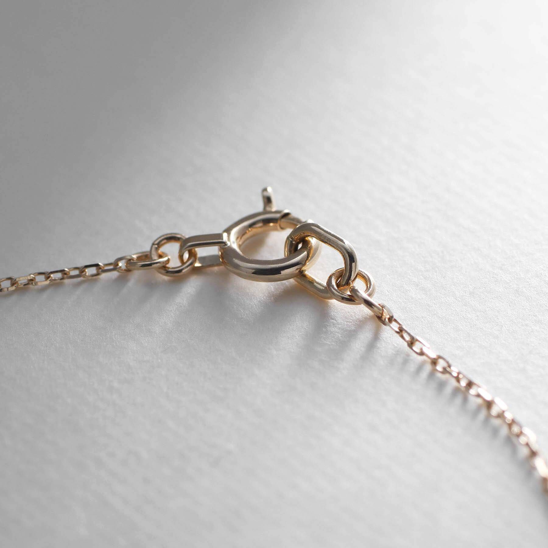 COCOSHNIK「【WEB限定】K10ムーンストーン ネックレス」|ネックレス|