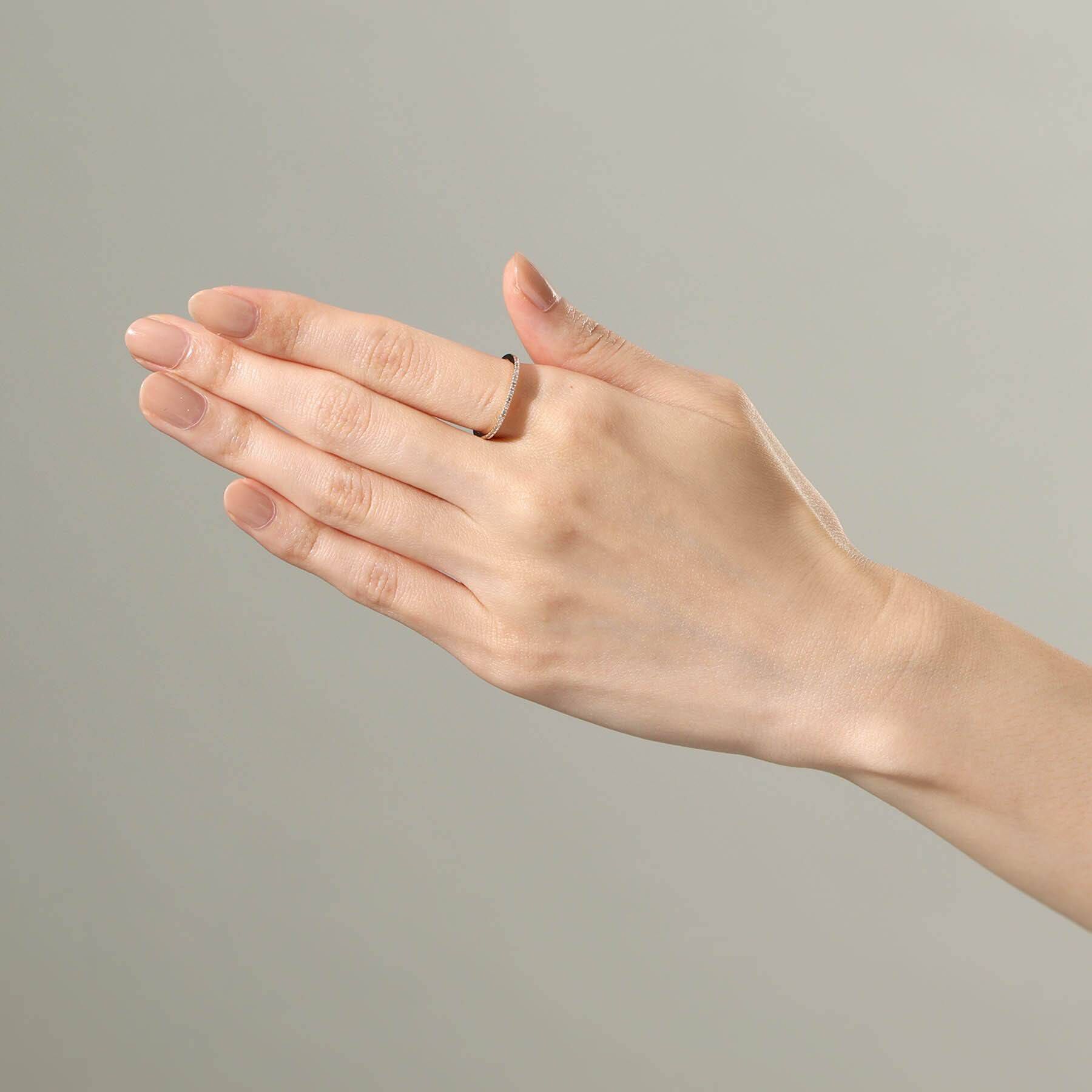 COCOSHNIK「K10ダイヤモンド スィンアーチリング」|リング|