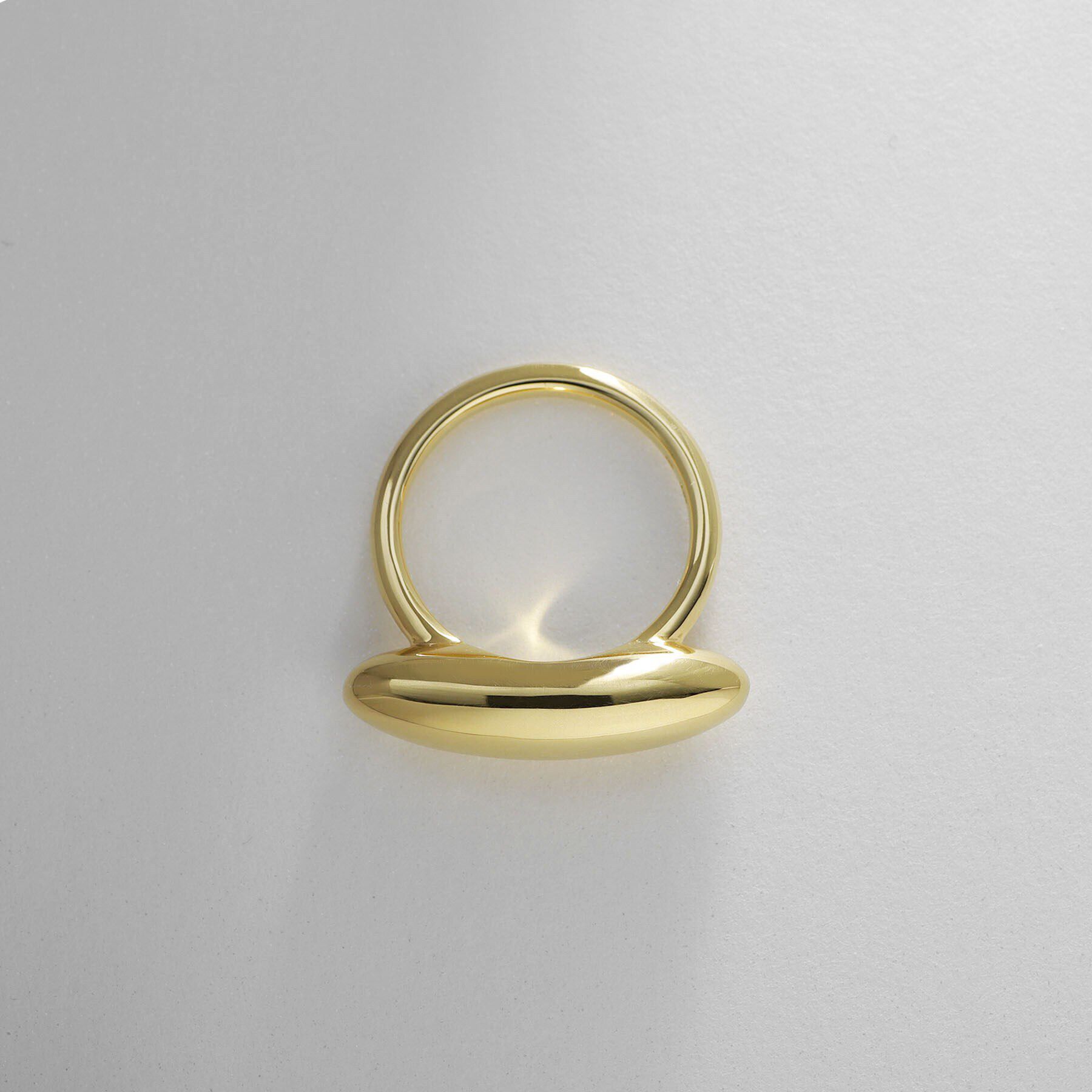 COCOSHNIK ONKITSCH「シルバー オーバルモチーフ ラージリング GP」|リング|