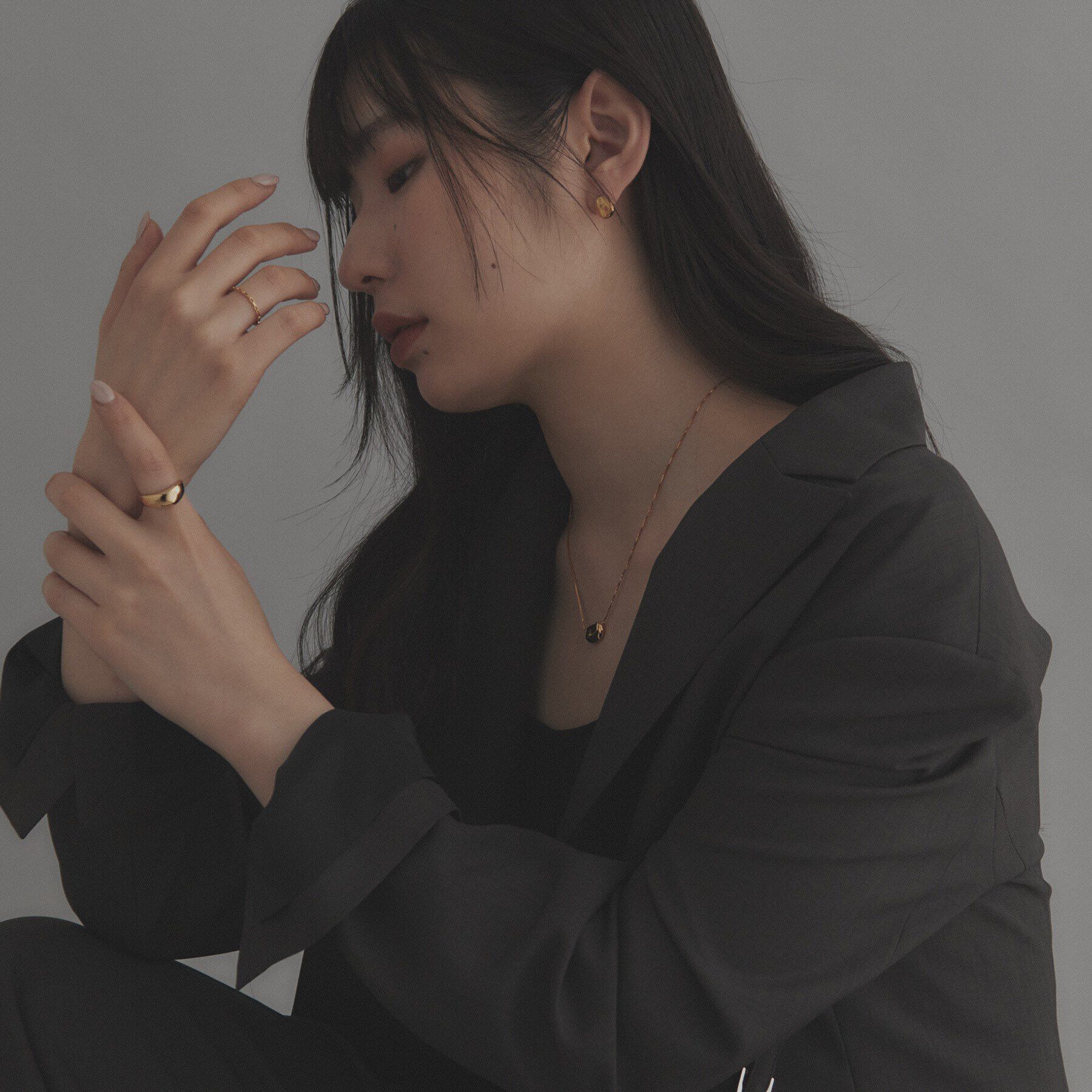 COCOSHNIK ONKITSCH「シルバー チェーンリング ボックスチェーン GP」|リング|