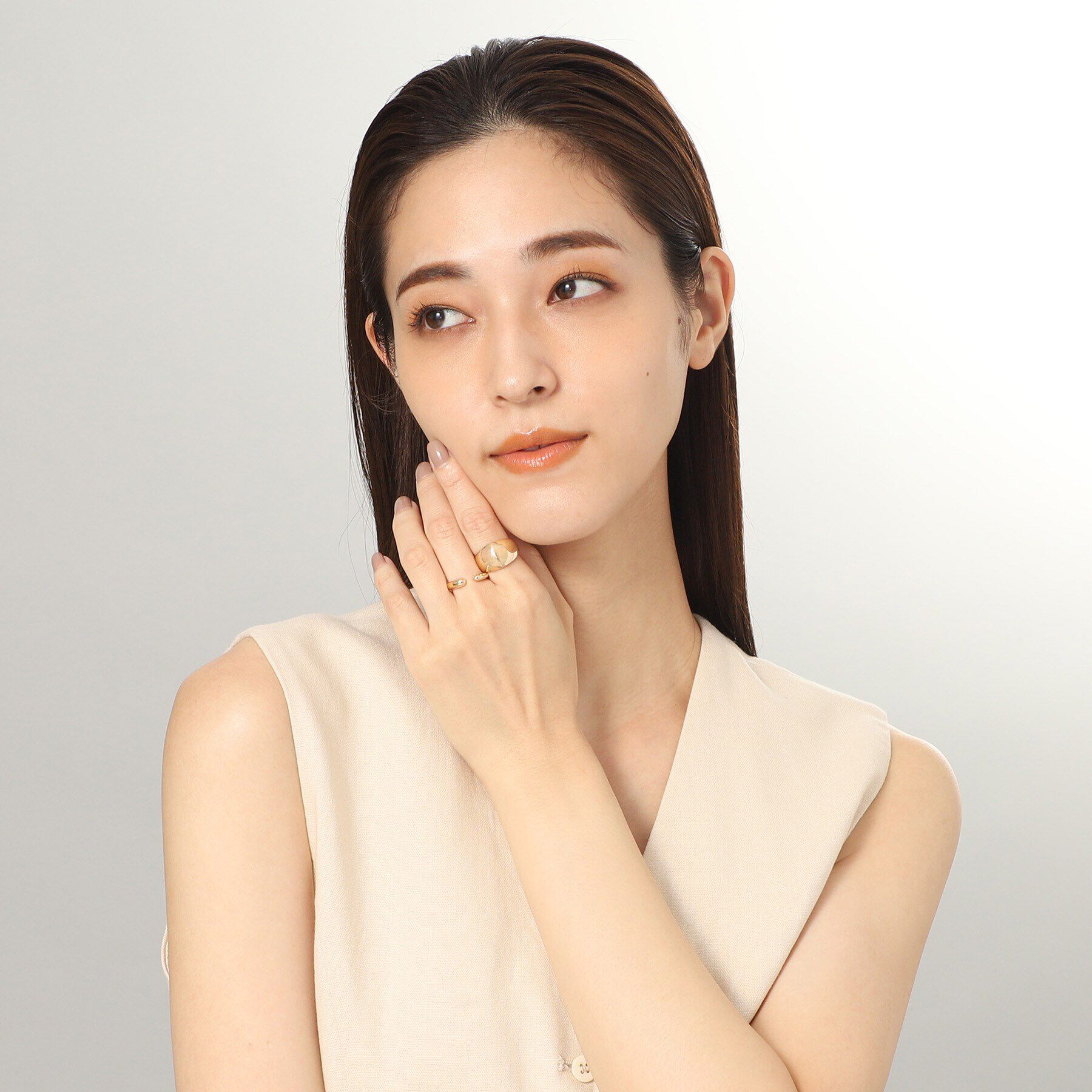 COCOSHNIK「K10月甲しのぎ リング」|リング|