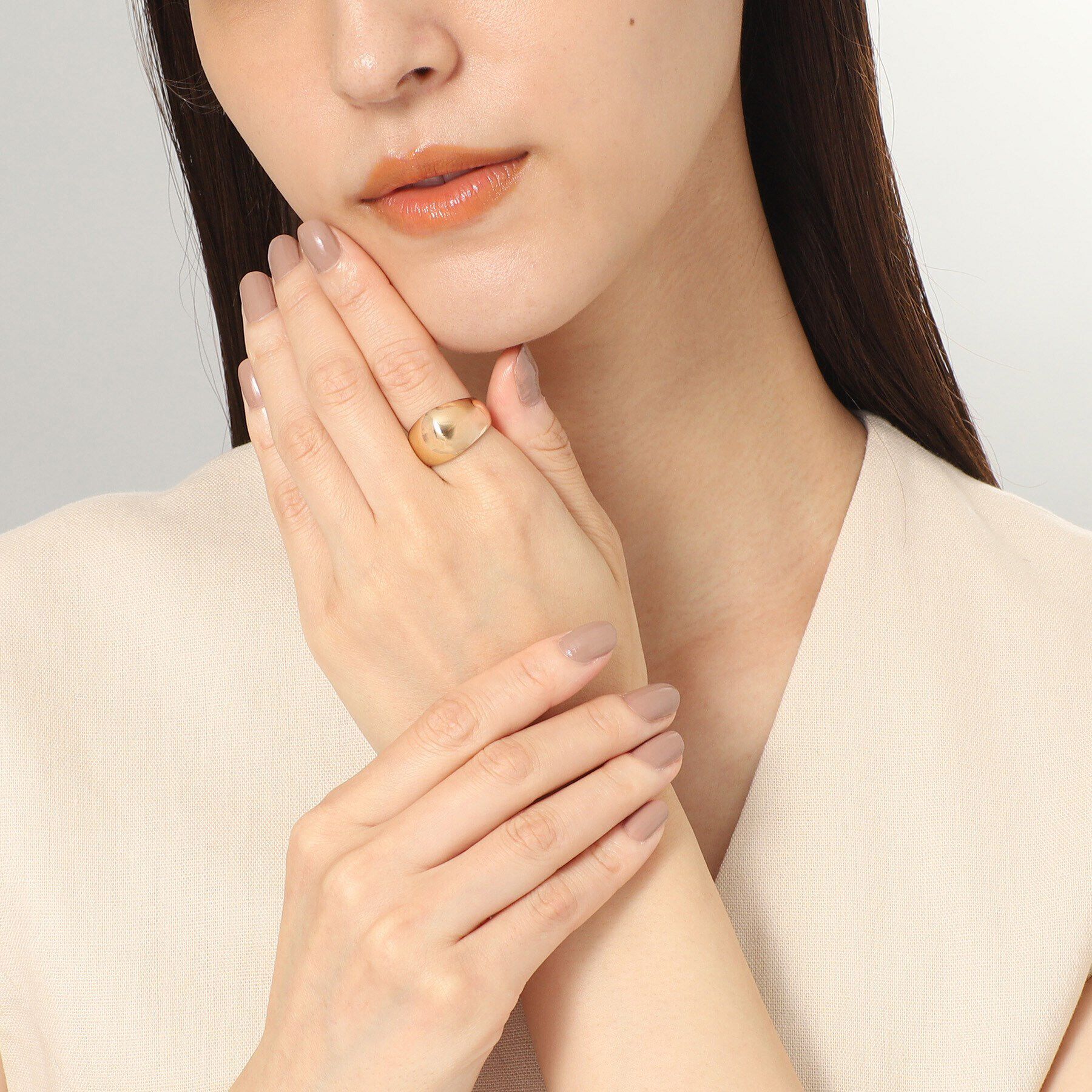 COCOSHNIK「K10月甲しのぎ リング」|リング|