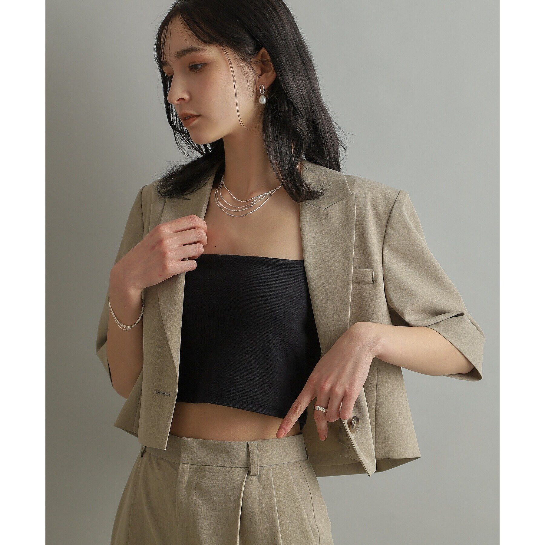 COCOSHNIK ONKITSCH「シルバー フォールディングリング ストリーム」|リング|