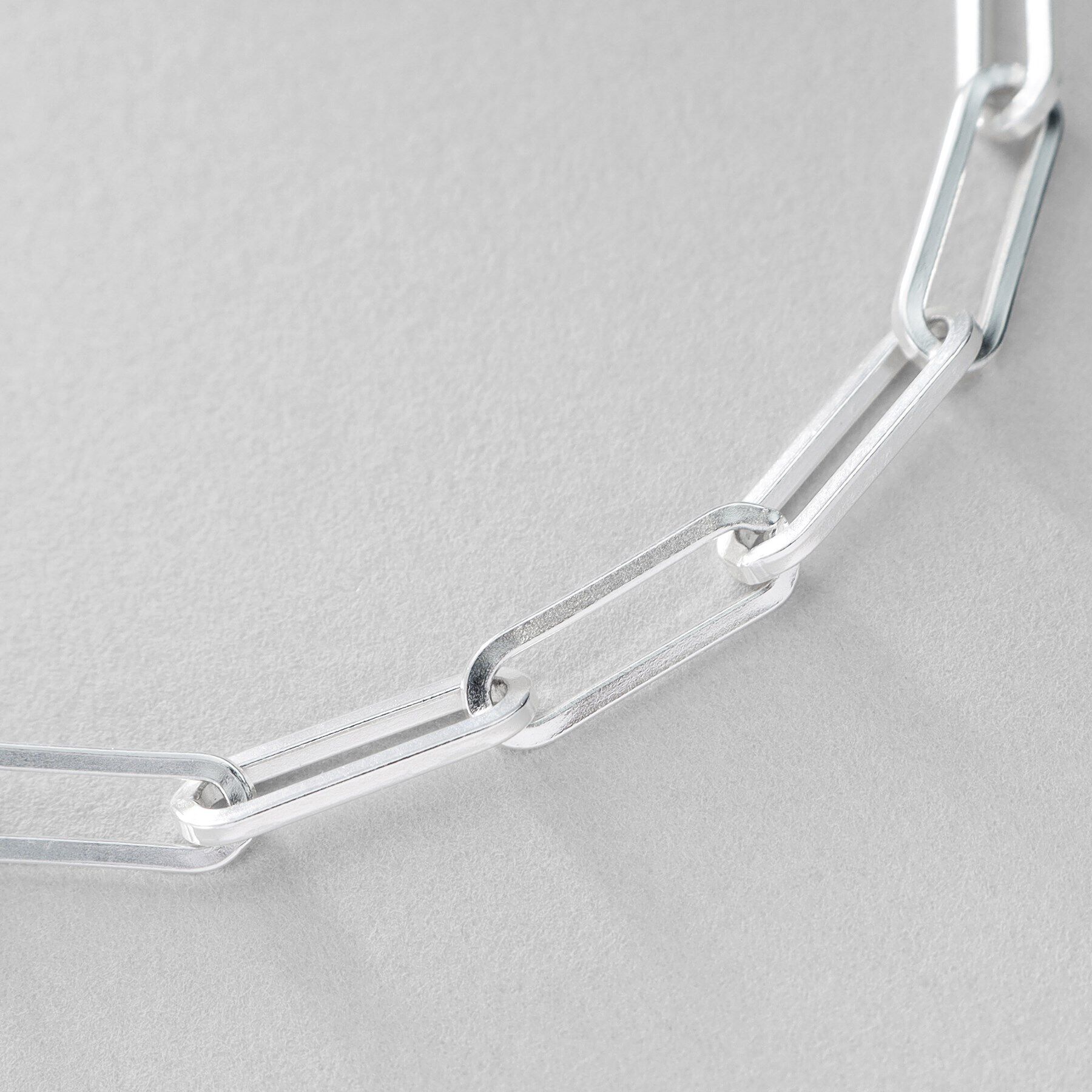 COCOSHNIK ONKITSCH「シルバー デザインチェーン フラットケーブルブレスレット（21cm）」|ブレスレット・バングル|