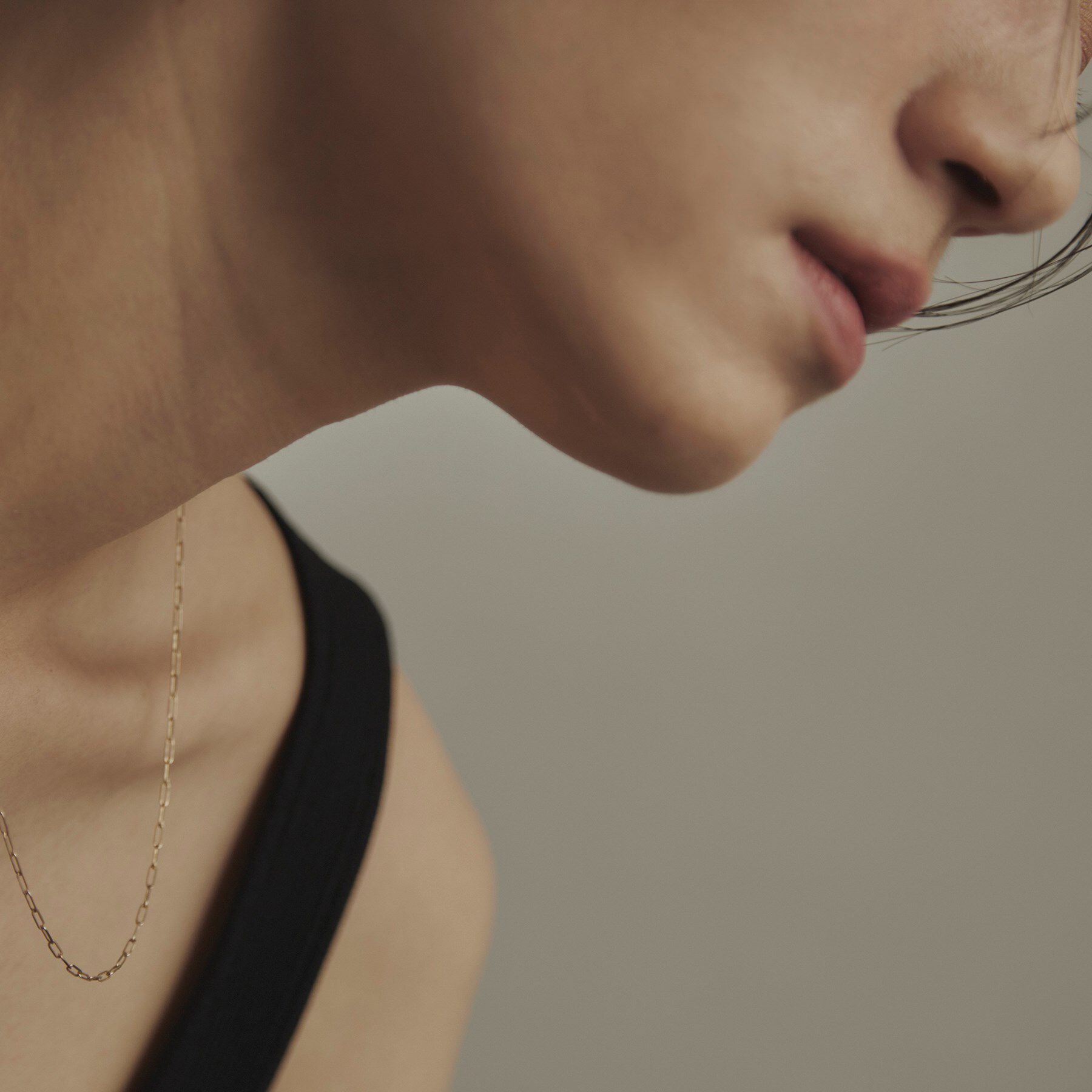 COCOSHNIK「K10プリムケーブルチェーン ネックレス（43cm）」|ネックレス|