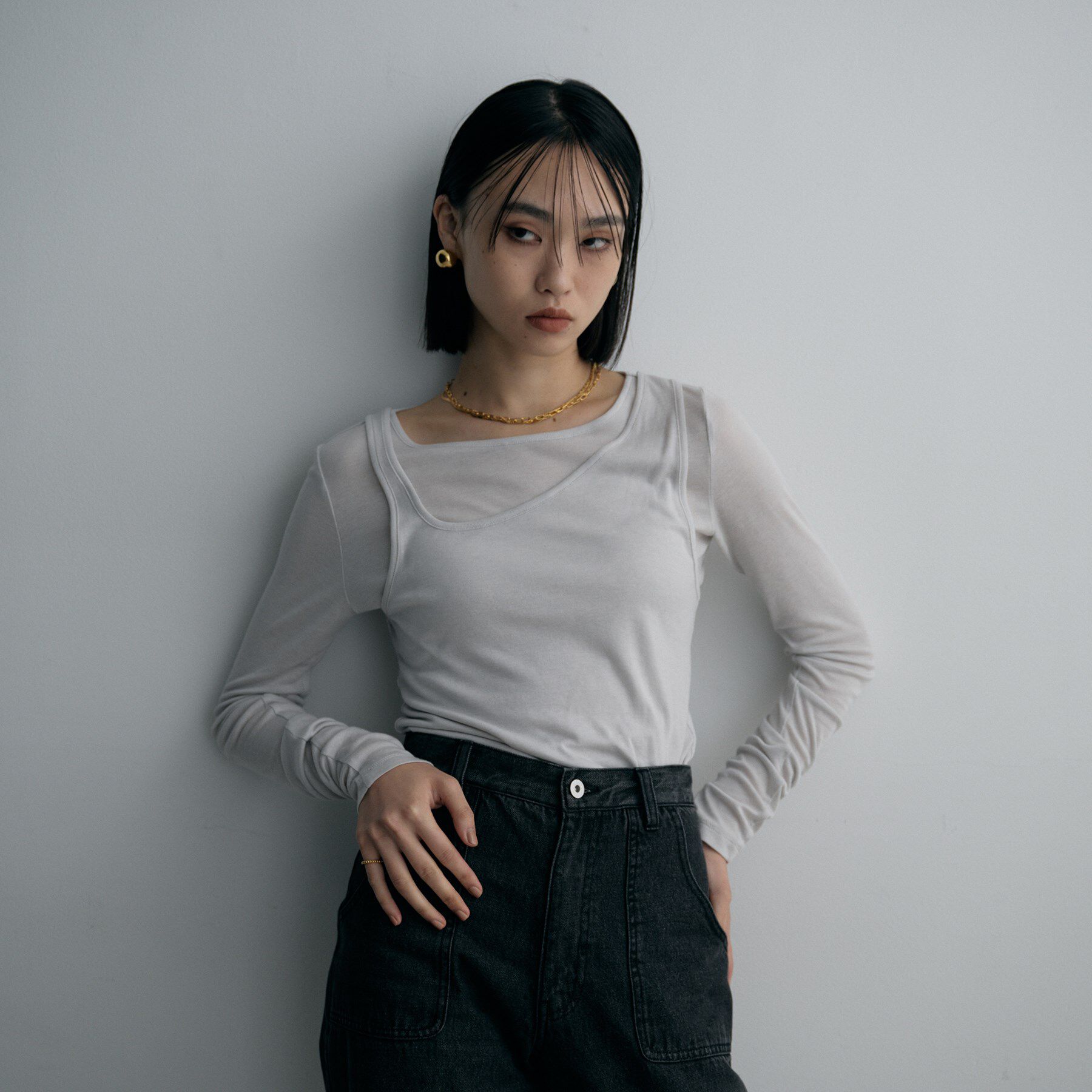 COCOSHNIK ONKITSCH「シルバー ボールラインピンキーリング GP」|リング|