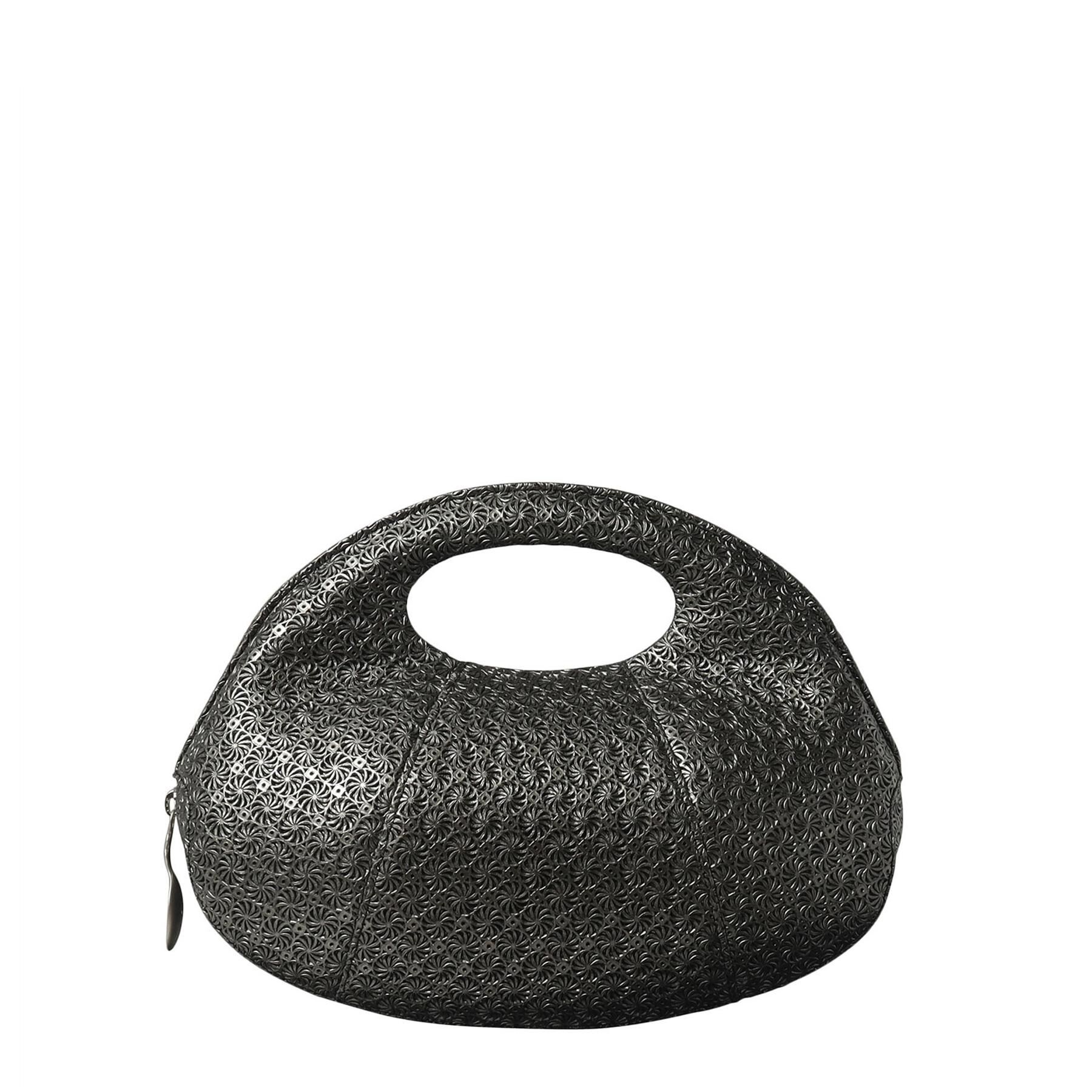 HIROKO HAYASHI「GIRASOLE（ジラソーレ）クロワッサンバッグM」|ハンドバッグ|ブラック(119)