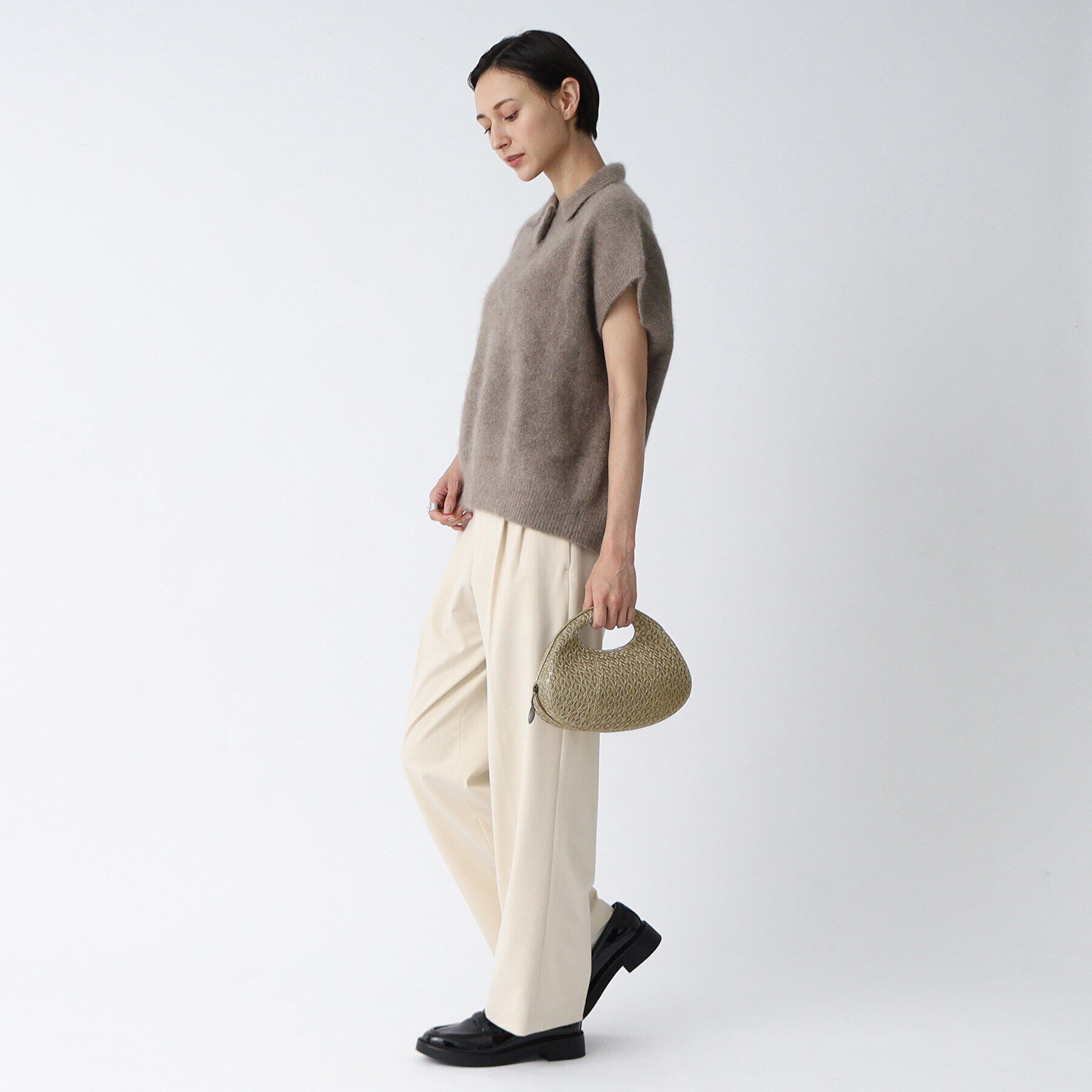 HIROKO HAYASHI「GIRASOLE（ジラソーレ）クロワッサンバッグM」|ハンドバッグ|