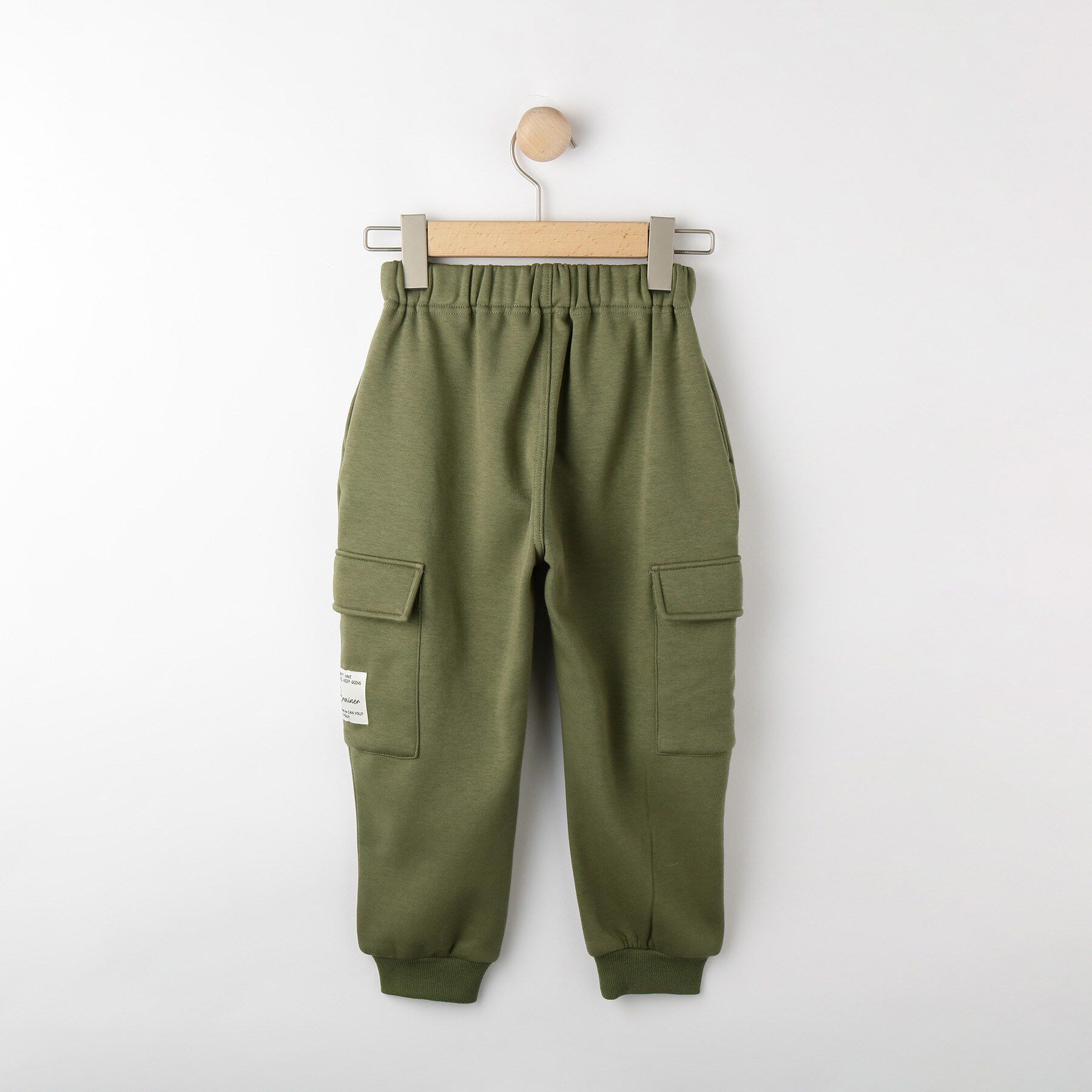 SHOO･LA･RUE「【100-150cm】裏シャギー裾リブカーゴパンツ」|その他|