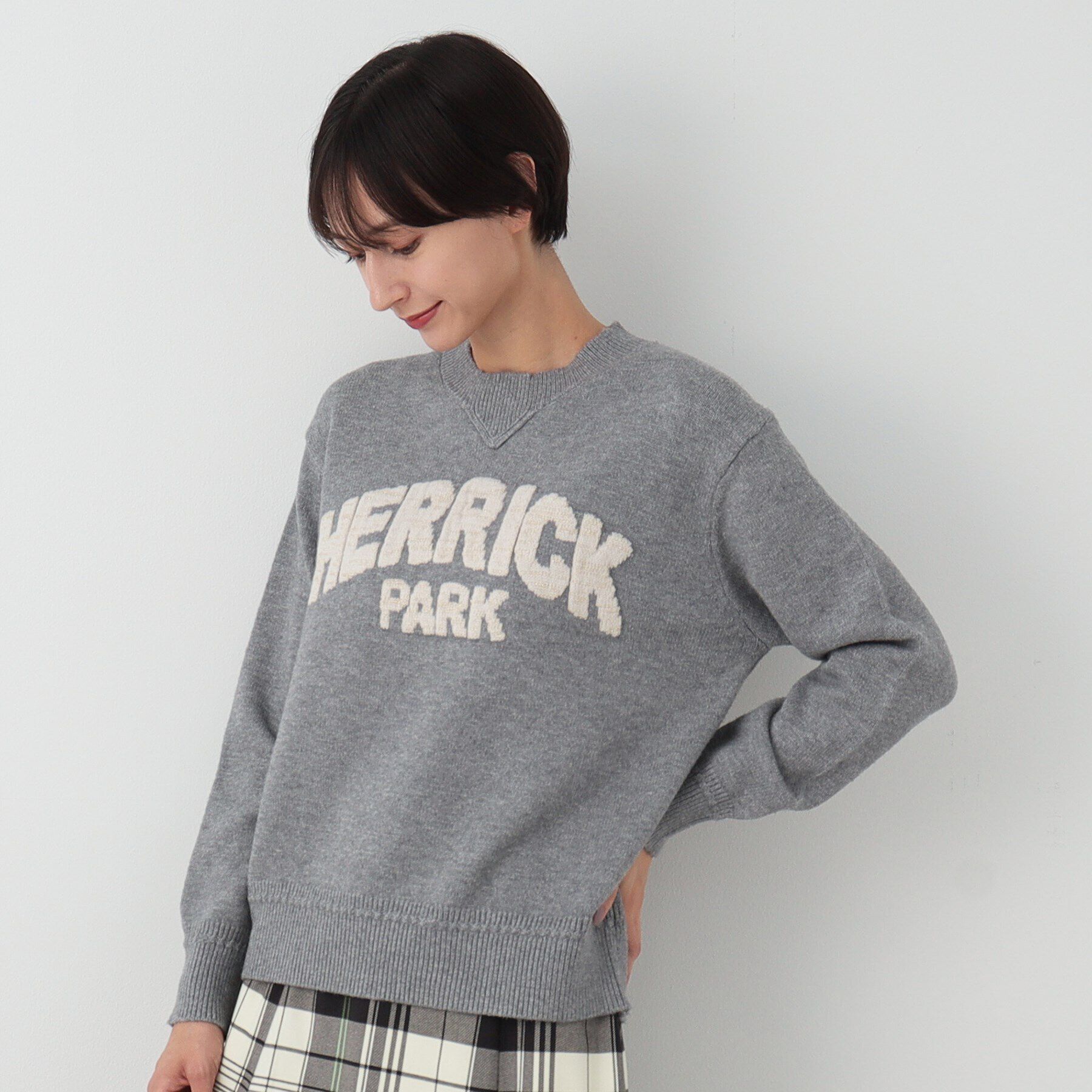 Dessin「【洗える】ラメロゴニット」|ニット・セーター|