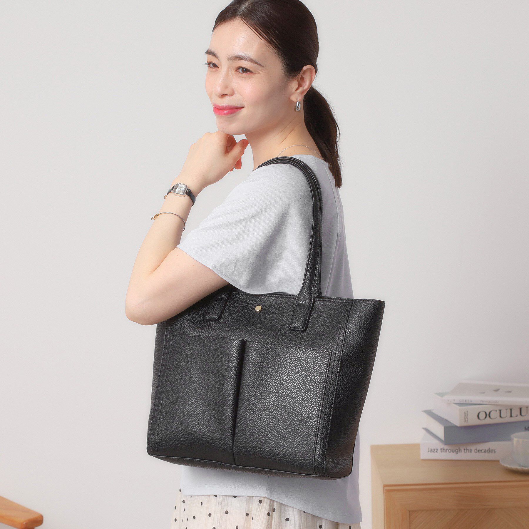 ITS&rsquo;DEMO「バッグイン付A4トート」|トートバッグ|