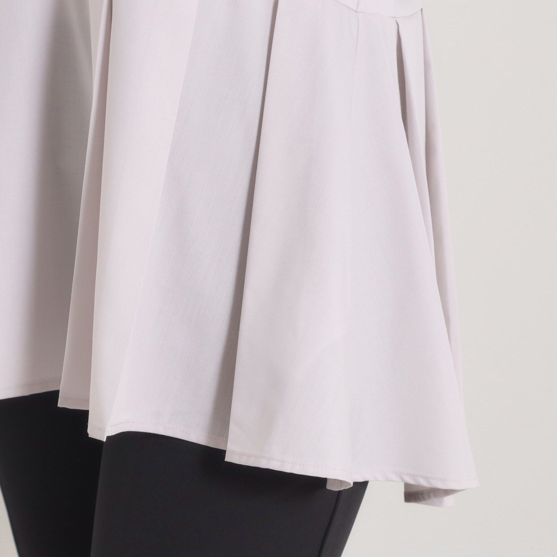 ITS&rsquo;DEMO「【洗濯機OK】布帛コンビ天竺トップス」|Tシャツ・カットソー|