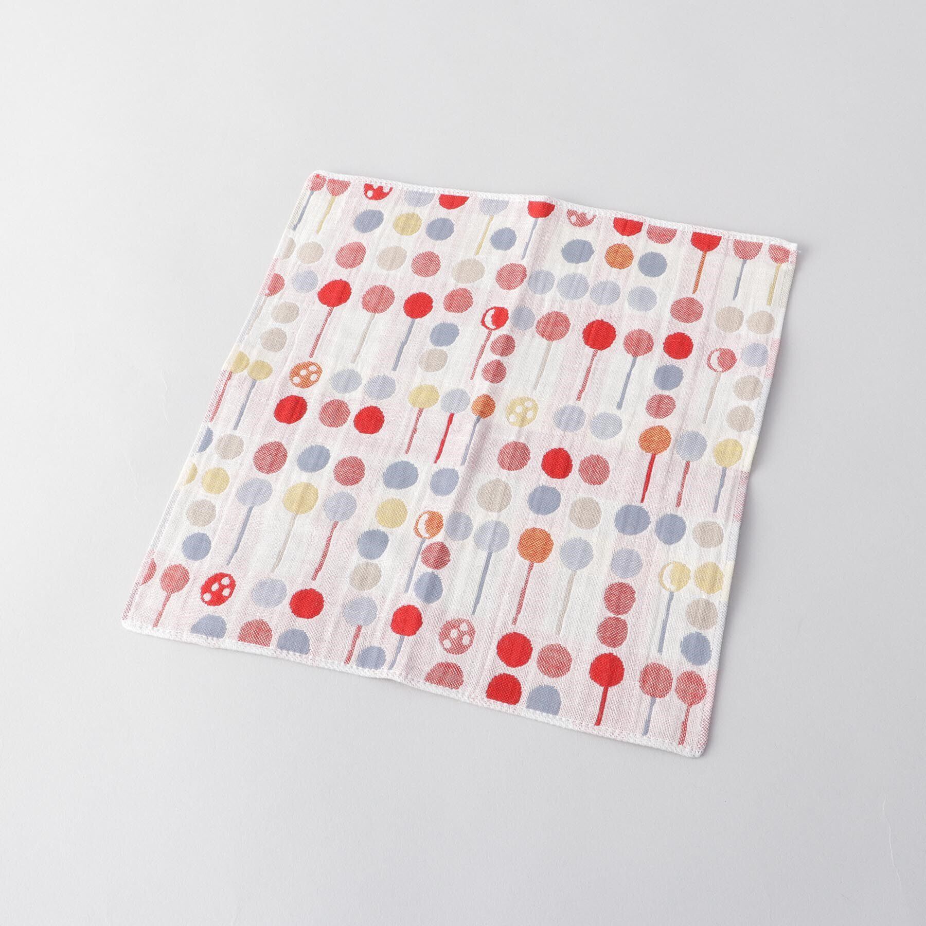 212 KITCHEN STORE「3重ガーゼハンカチ 棒付きキャンディ」|ハンカチ|その他