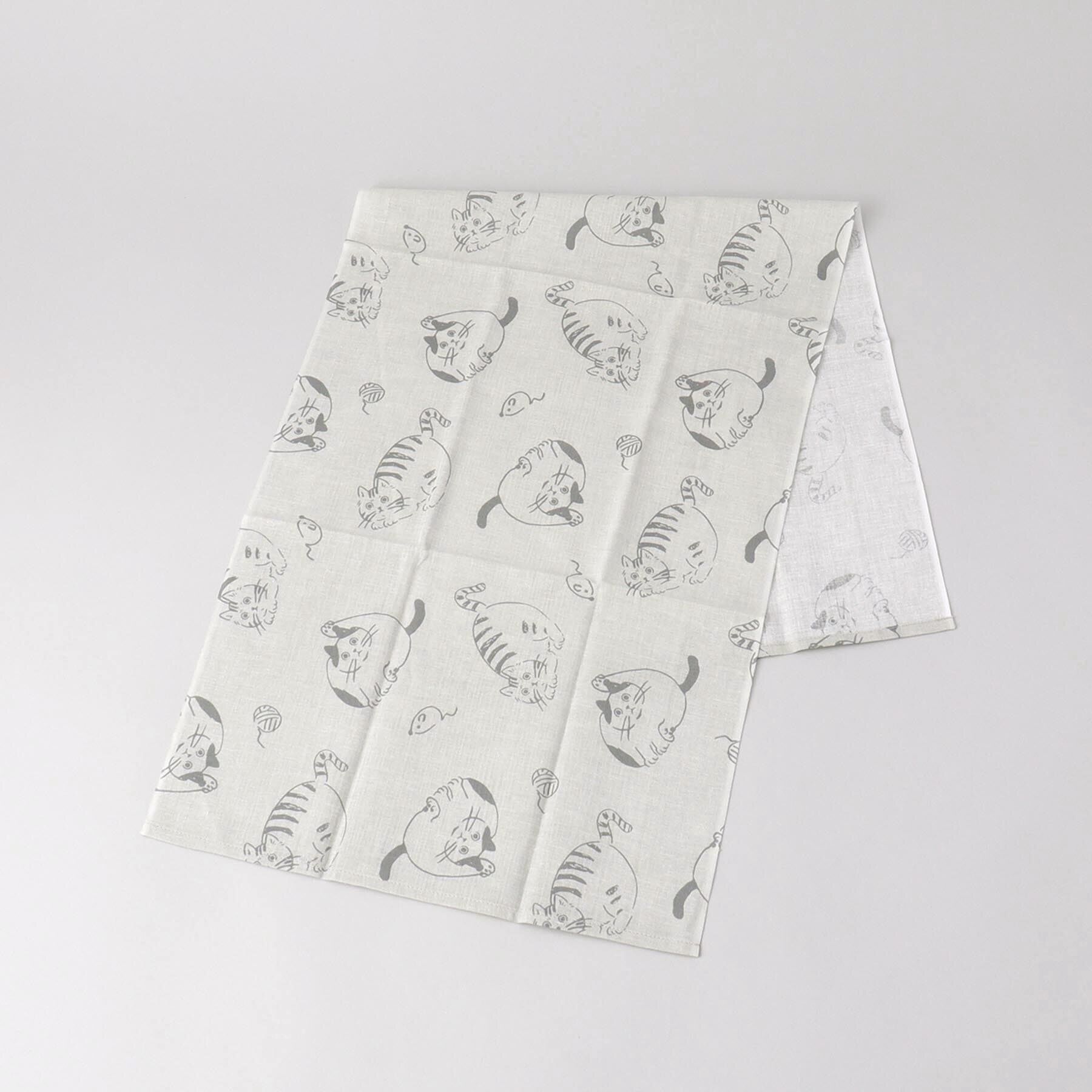 212 KITCHEN STORE「Chaco Chaco 手ぬぐい GY」|ハンカチ|