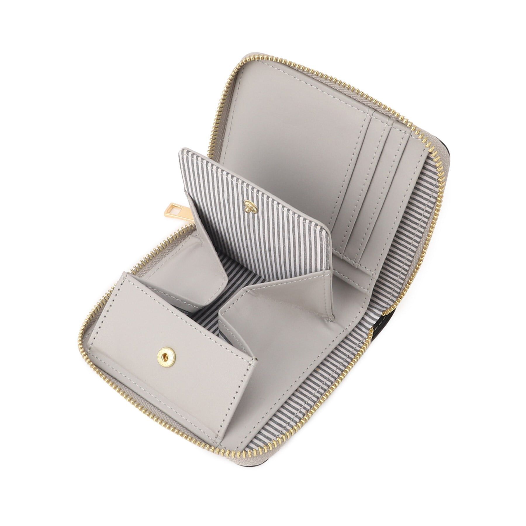 Ober Tashe「角シボミドルラウンド財布」|財布|