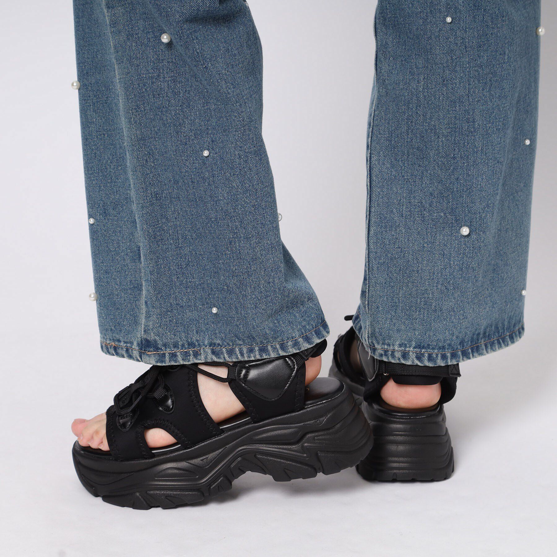 csT&P「厚底 スニーカーソールスポサン」|サンダル|