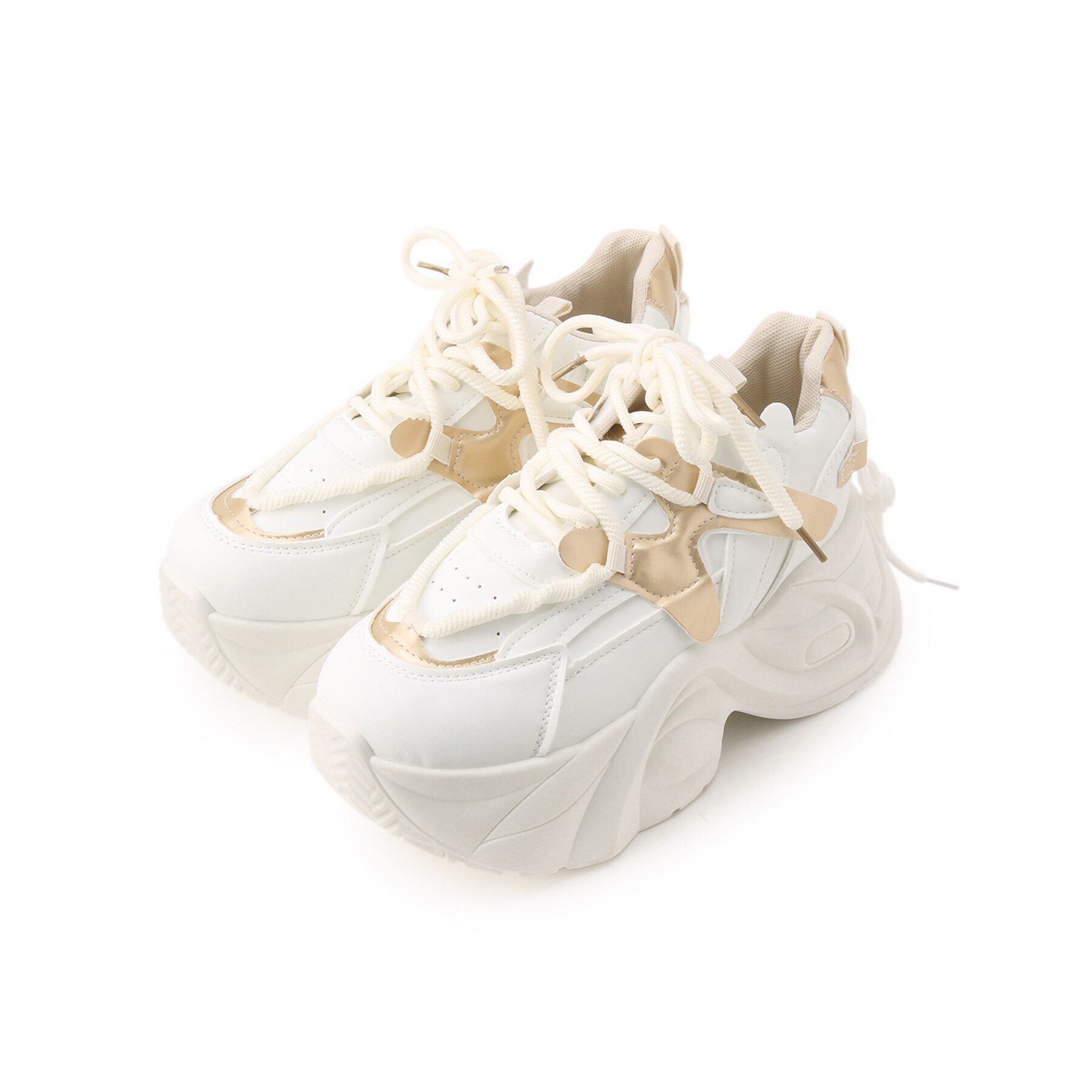 csT&P「厚底ボリューム底スニーカー」|スニーカー|ﾎﾜｲﾄ(001)