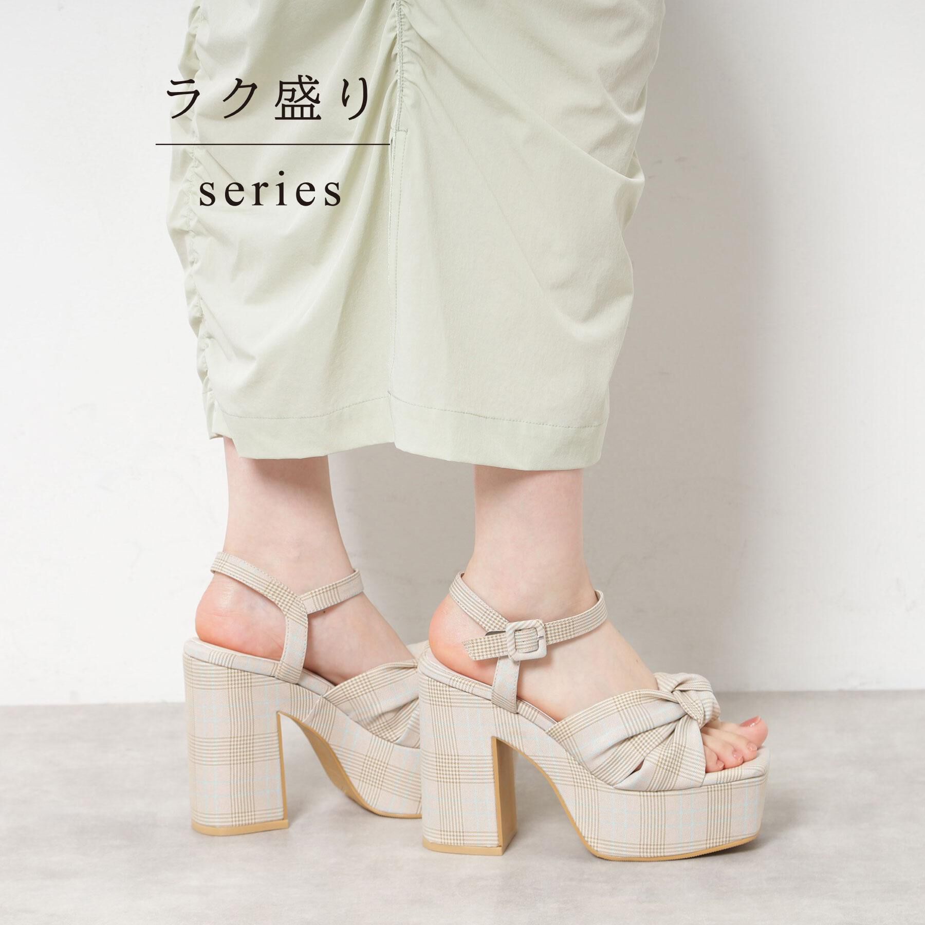 ESPERANZA「【ラク盛り／サンダル】リピーター続出／脚長美脚　ツイストリボンサンダル」|サンダル|