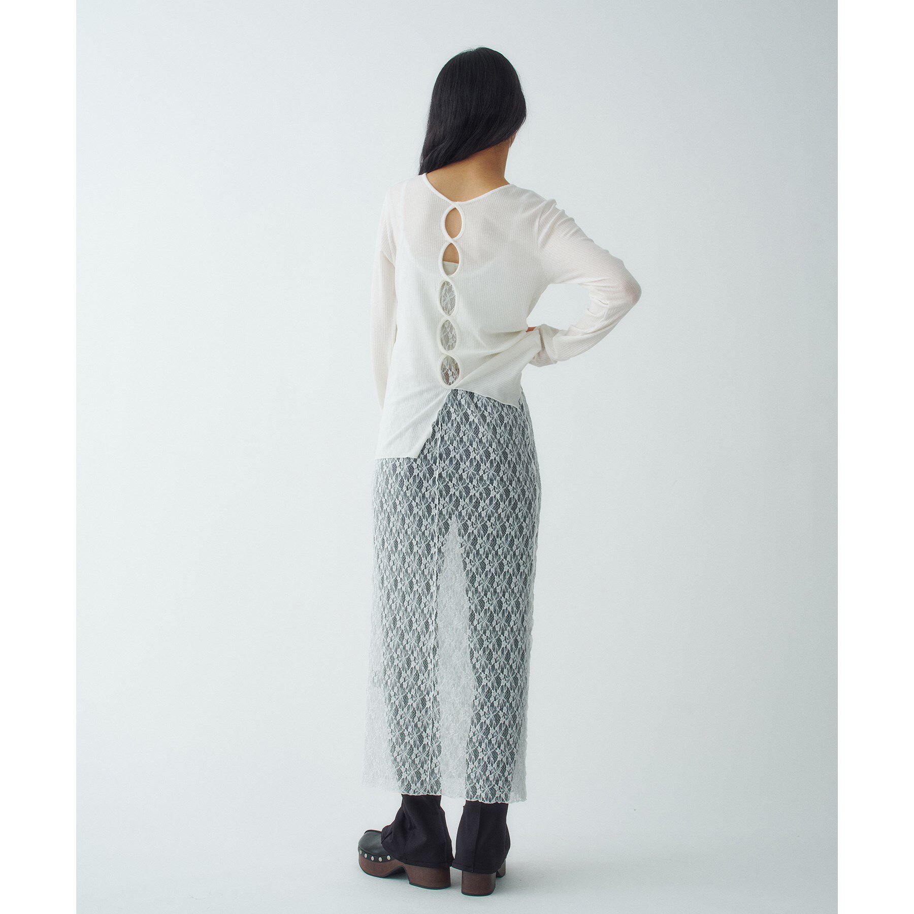 CODE A「twist sheer rib LS」|Tシャツ・カットソー|