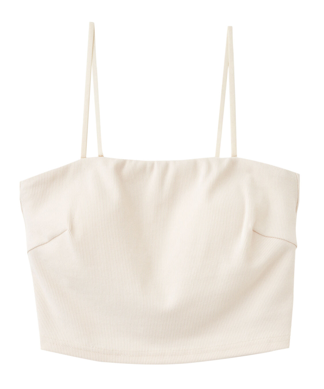 COCO DEAL「リブバンドゥブラトップ」|インナー|アイボリー