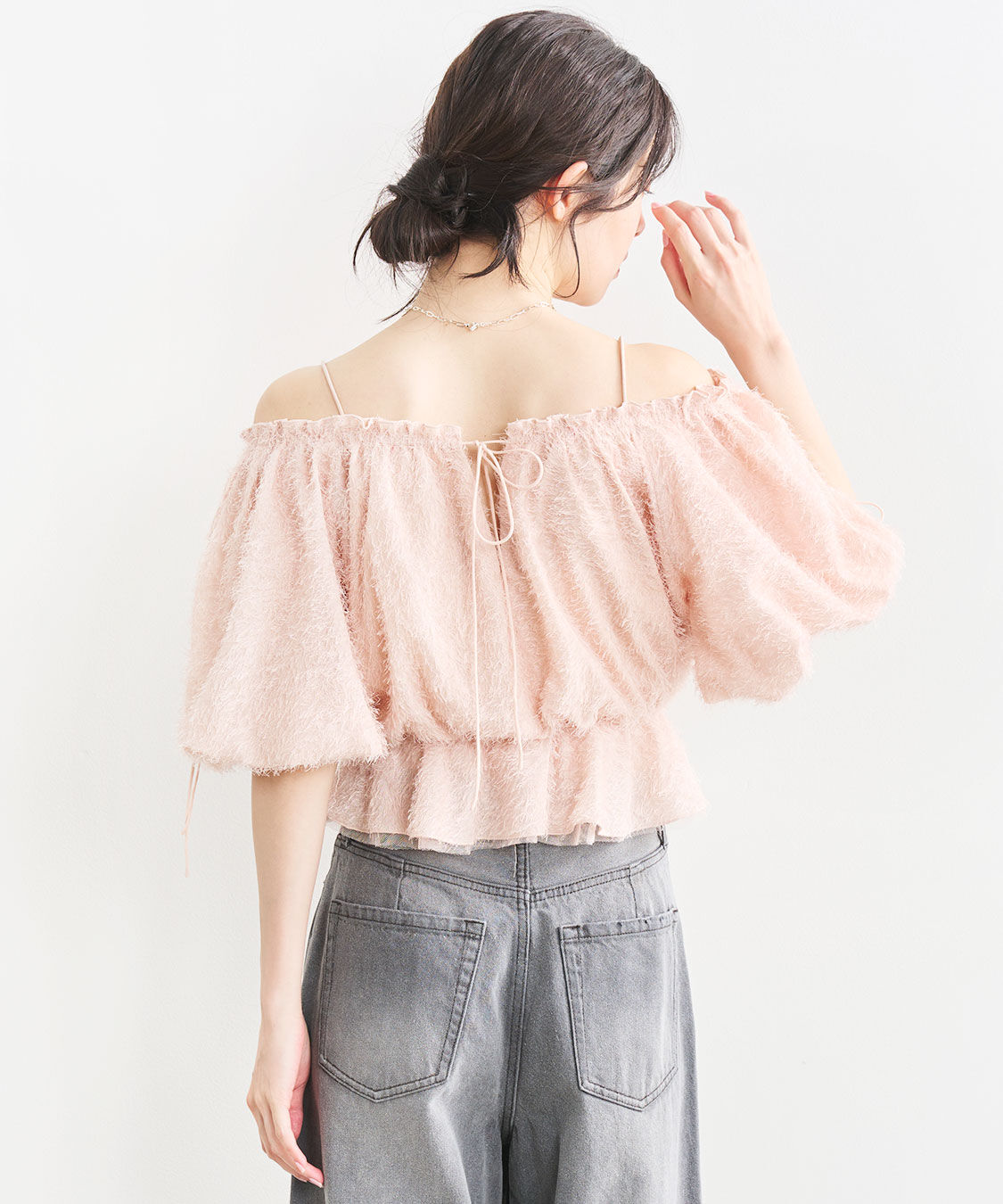 COCO DEAL「オフショルフラッフィーブラウス」|シャツ・ブラウス|