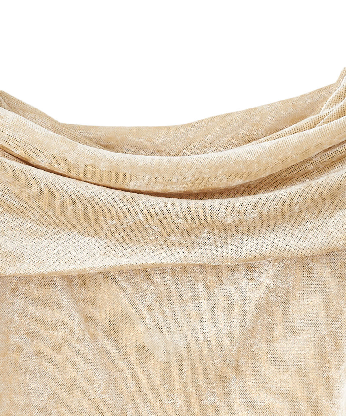 COCO DEAL「オフショルダーメッシュベロアトップス」|オフショルダー|