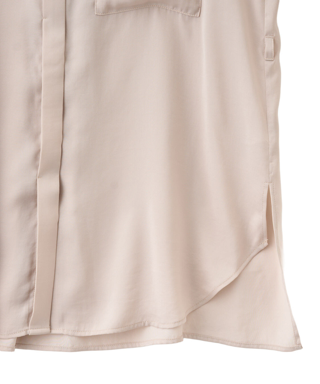 COCO DEAL「サテンタイ付きシャツ」|シャツ・ブラウス|