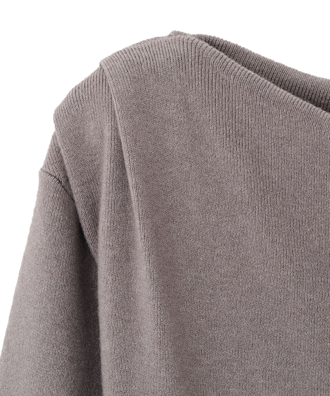 COCO DEAL「オフショルドレープニットワンピース」|ワンピース|