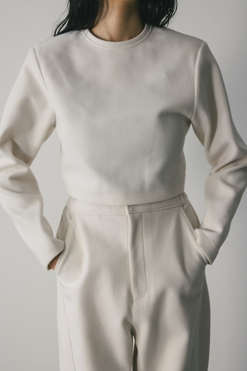 STYLEMIXER「ストレッチメルトンショートトップ」|シャツ・ブラウス|