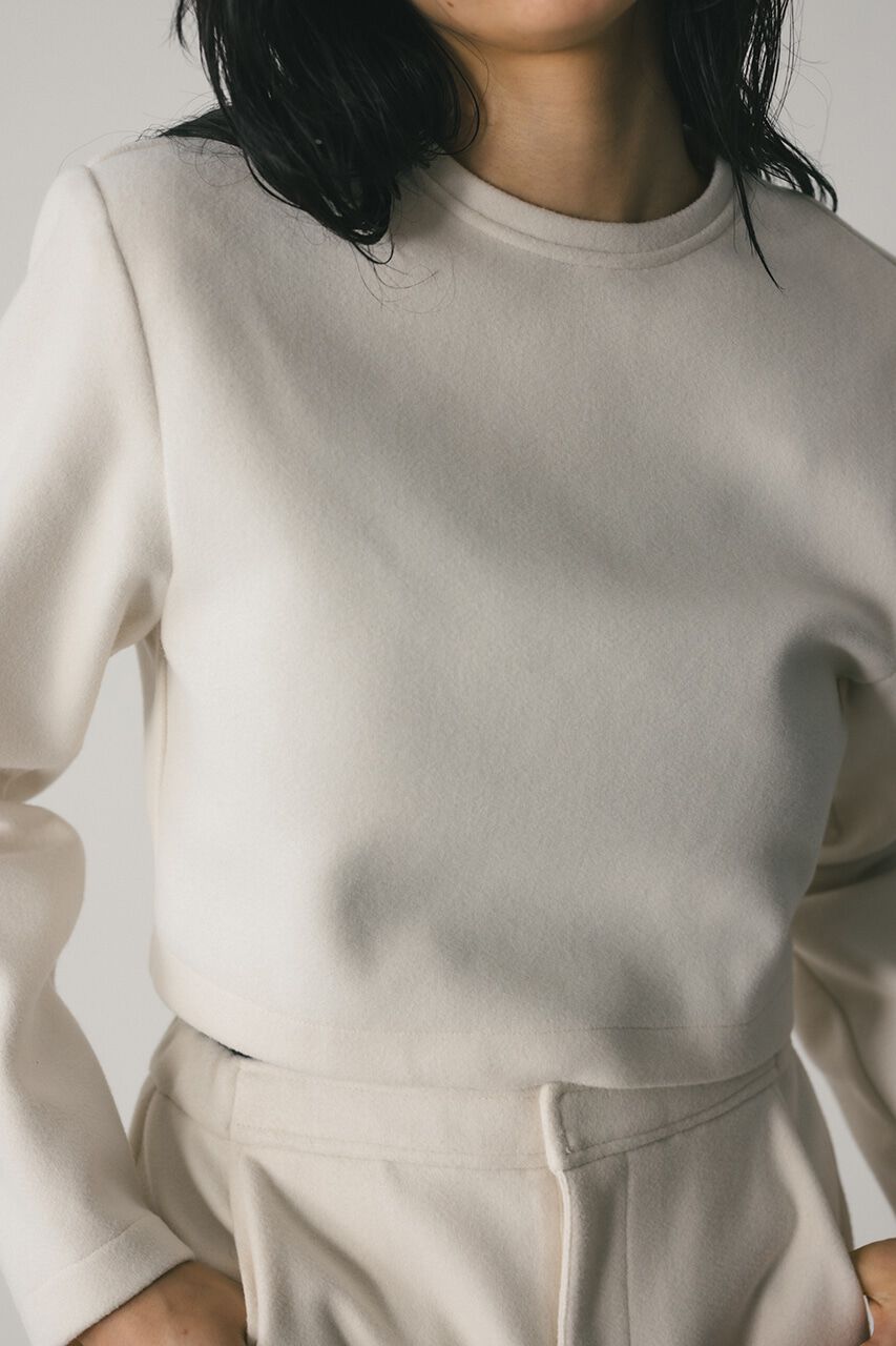 STYLEMIXER「ストレッチメルトンショートトップ」|シャツ・ブラウス|