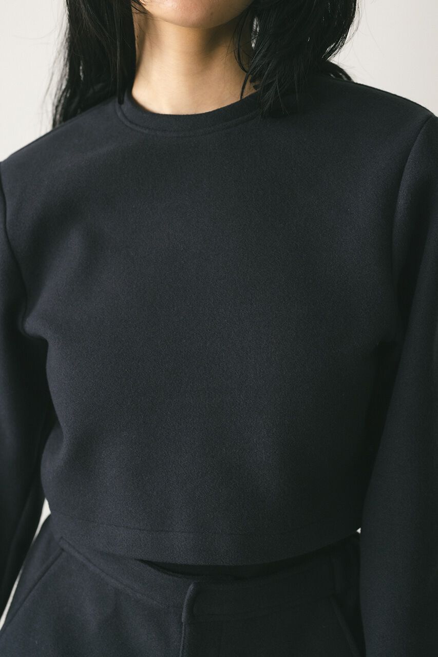 STYLEMIXER「ストレッチメルトンショートトップ」|シャツ・ブラウス|