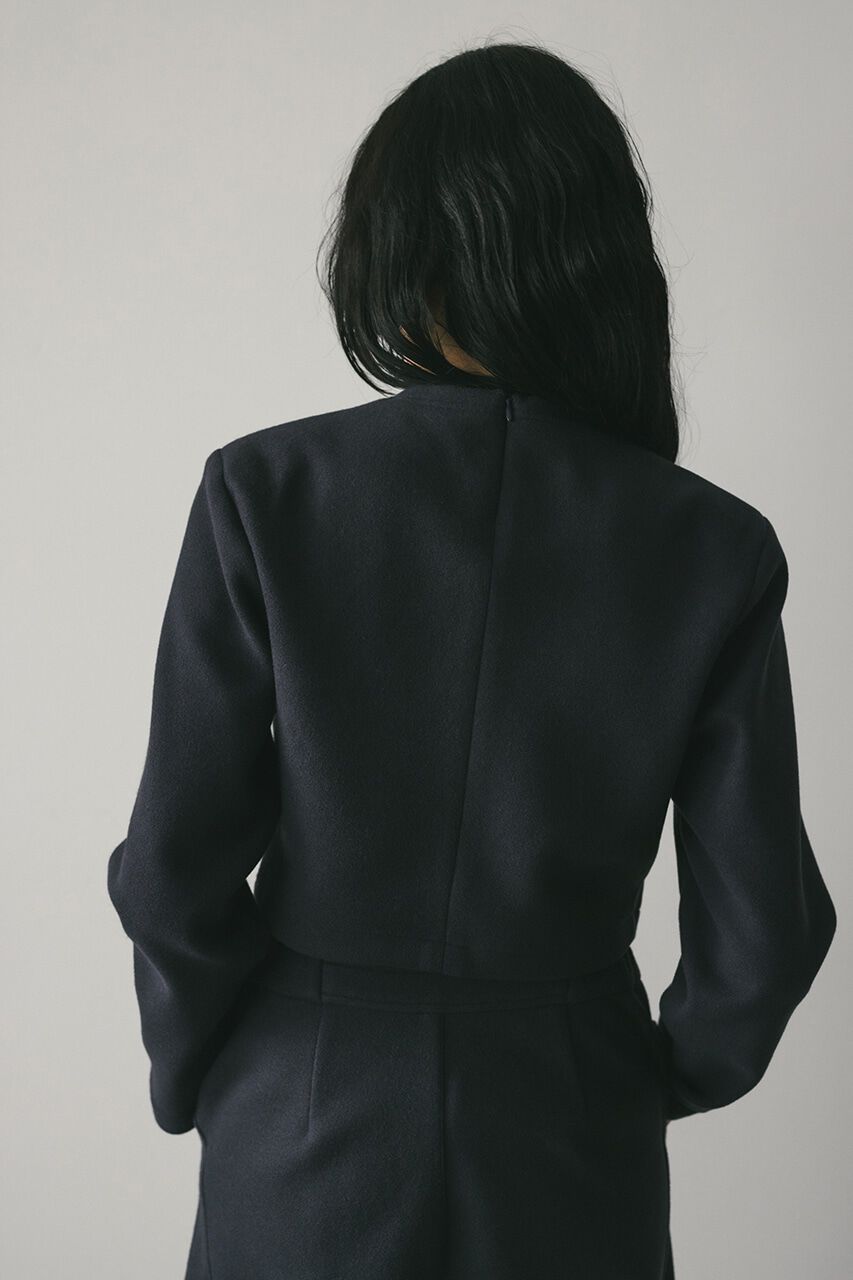 STYLEMIXER「ストレッチメルトンショートトップ」|シャツ・ブラウス|