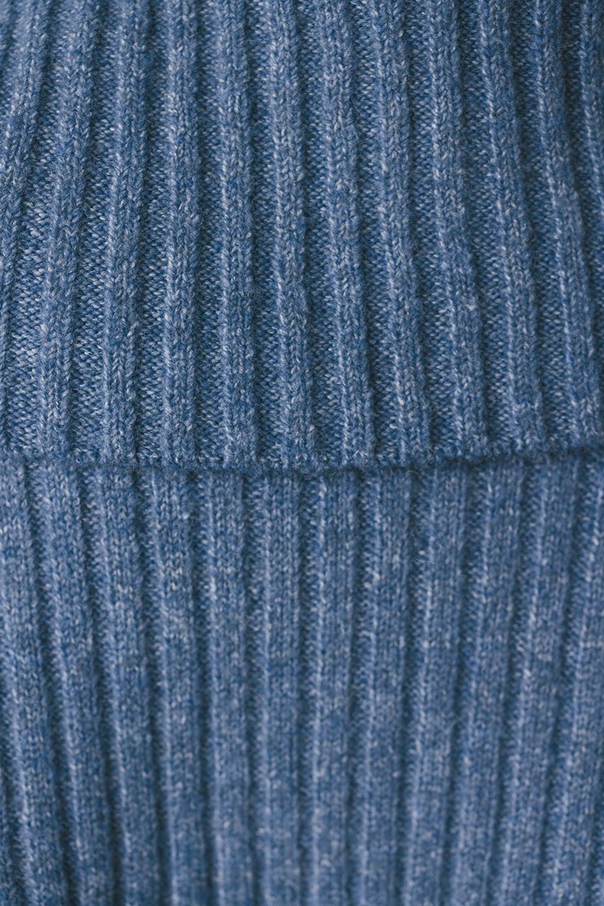 STYLEMIXER「ビッグカラージップショートニット」|ニット・セーター|