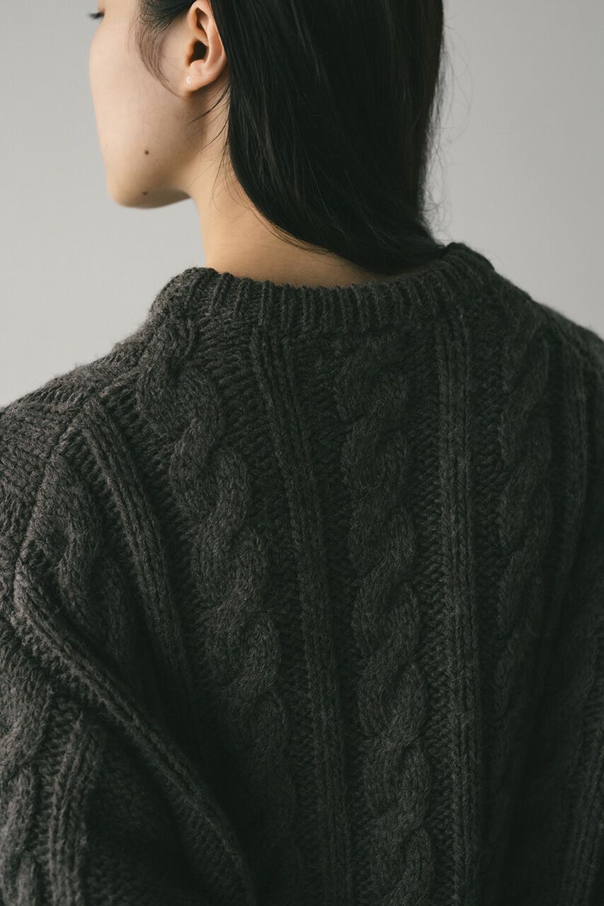 STYLEMIXER「ケーブルニュアンススリーブニット」|ニット・セーター|