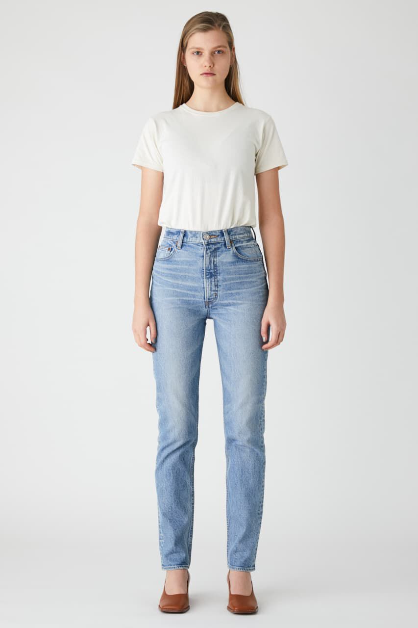 MOUSSY「PLAIN JEANS STRAIGHT SLIM」|デニム|