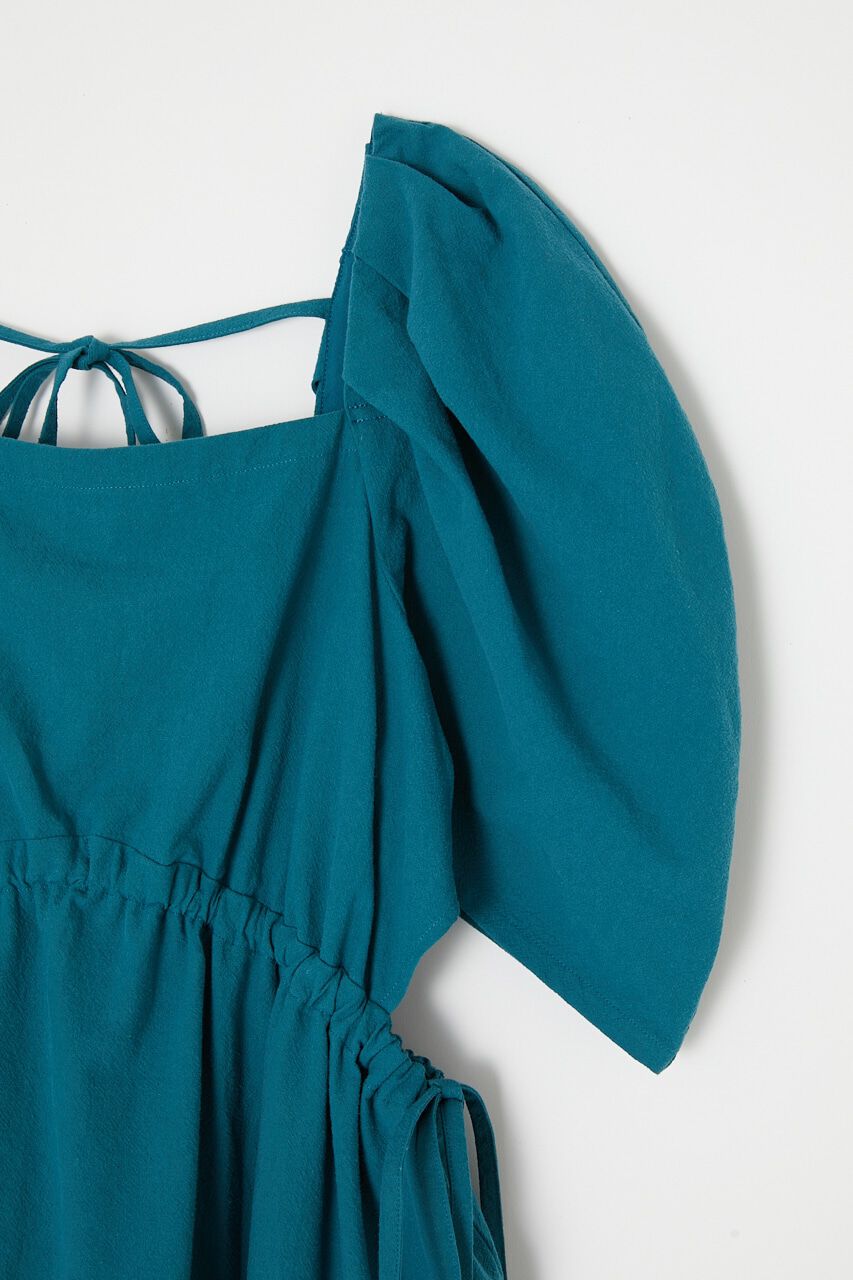 MOUSSY「TUCK VOLUME SLEEVE ドレス」|ワンピース|