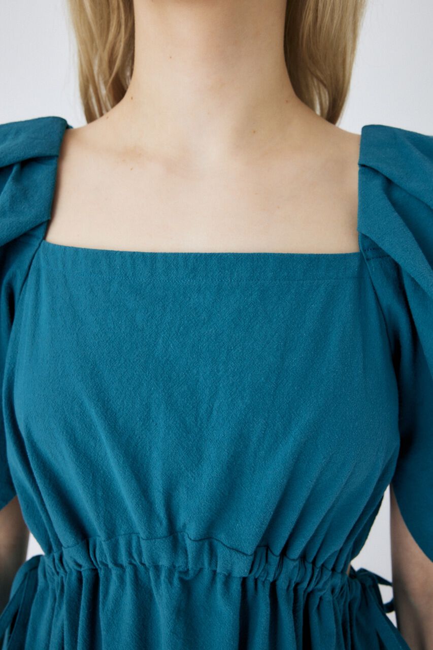 MOUSSY「TUCK VOLUME SLEEVE ドレス」|ワンピース|