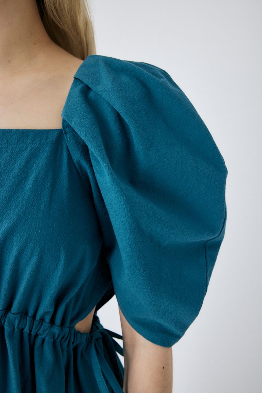 MOUSSY「TUCK VOLUME SLEEVE ドレス」|ワンピース|